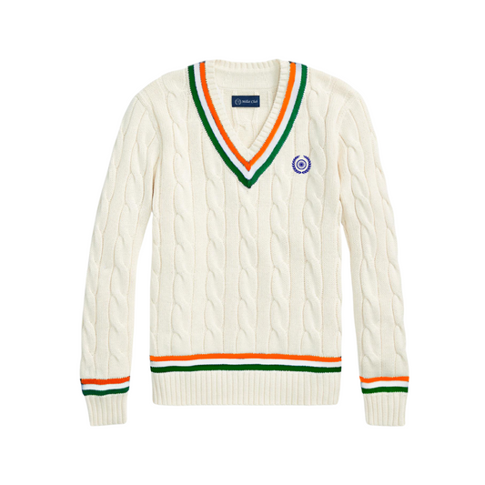 Men's India 100% Wool Cricket Sweater Waitlist