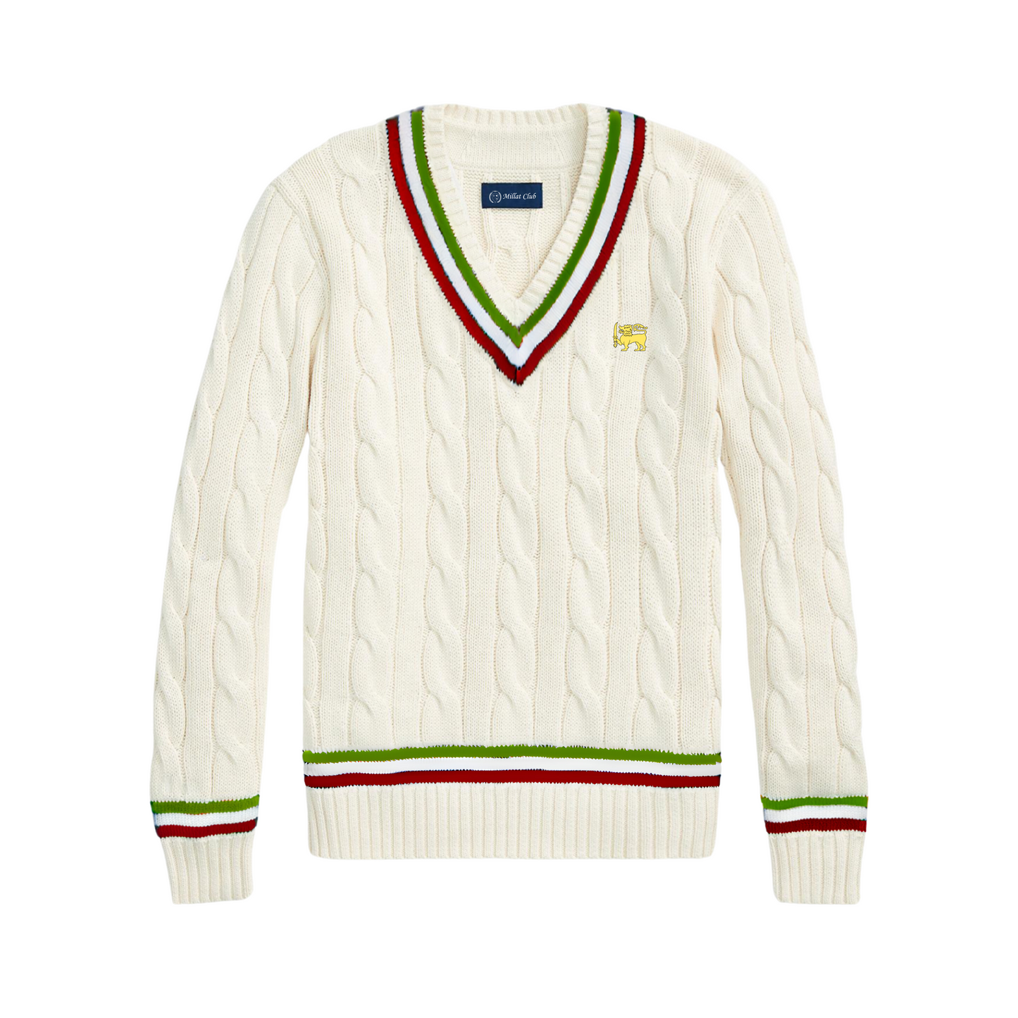 Women's Iran 100% Wool Cricket Sweater Waitlist