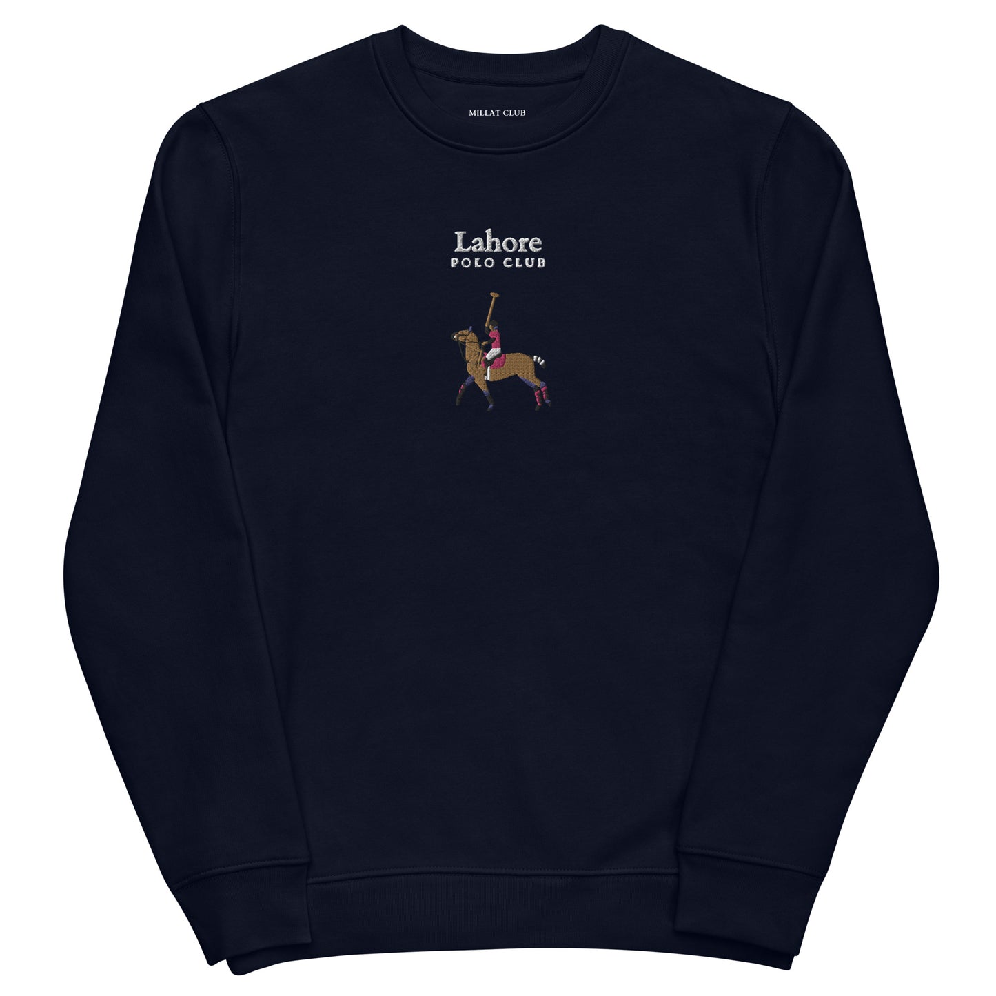 Embroidered Lahore Polo Club Sweatshirt