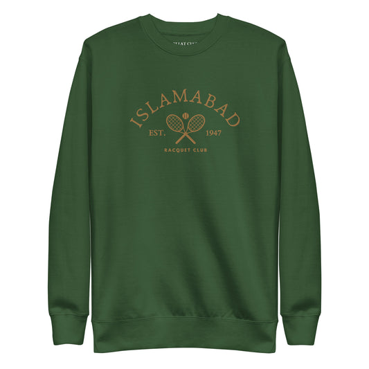 Islamabad | Vintage Gold Special Edition Racquet Club Collection Sweatshirt