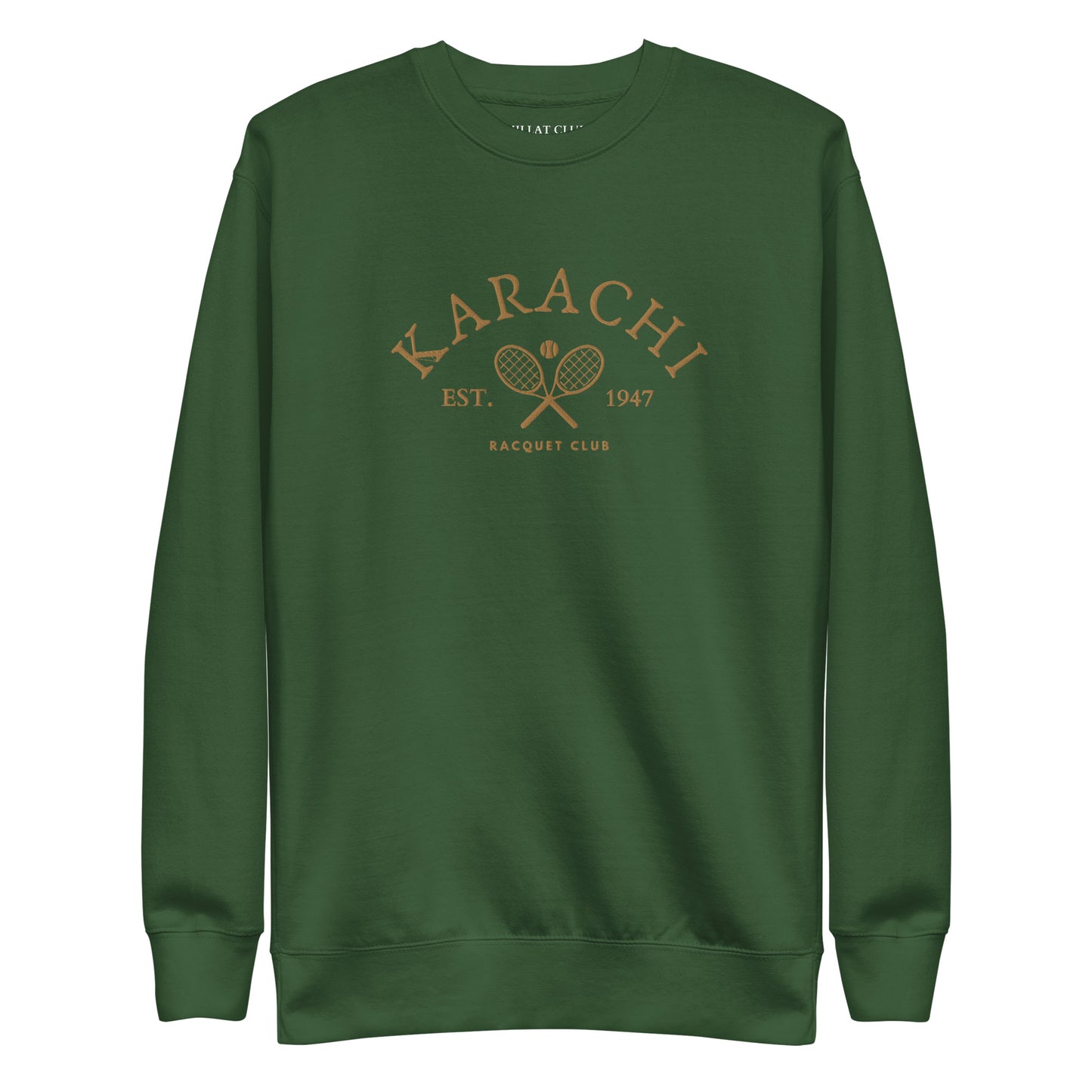 Karachi | Vintage Gold Special Edition Racquet Club Collection Sweatshirt